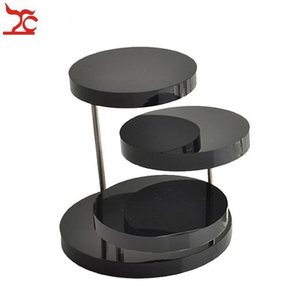 round 3 layer acrylic ring jewelry display stand rotating necklace earring ring organizer showcase cufflink button holder rack, Pink;blue
round 3 layer acrylic ring jewelry display stand rotating necklace earring ring organizer showcase cufflink button holder rack, Pink;blue