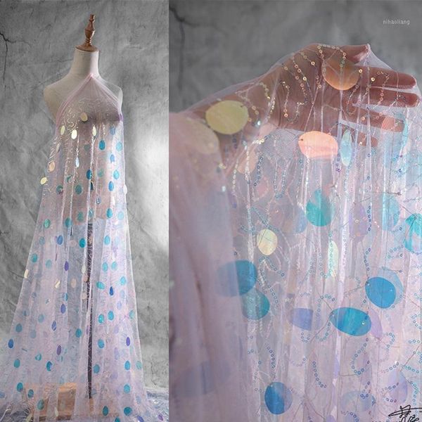fabric ins designer diy garment laser scales with rainbow teardrop sequin and shiny spot for s background wedding deco1, Black;white
fabric ins designer diy garment laser scales with rainbow teardrop sequin and shiny spot for s background wedding deco1, Black;white