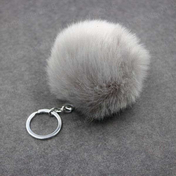 fluffy faux rabbit fur ball chains 3.15inch charm pom car keychain women handbag key ring holder 29 colors, Silver
fluffy faux rabbit fur ball chains 3.15inch charm pom car keychain women handbag key ring holder 29 colors, Silver