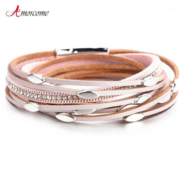 amorcome leather bracelets for women bracelets & bangles leaf charm boho multi layers wrap bracelet femme jewelry gift1, Golden;silver
amorcome leather bracelets for women bracelets & bangles leaf charm boho multi layers wrap bracelet femme jewelry gift1, Golden;silver