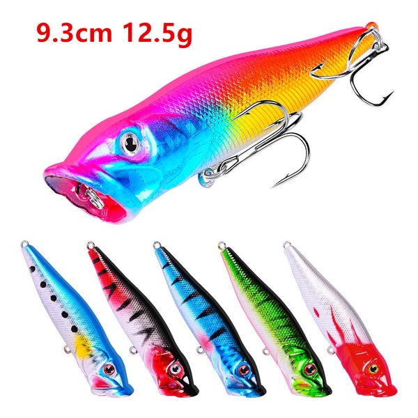 6-color 9.3cm 12.5g поппер жесткие пластиковые приманки рыболовные крючки рыбалки 4 # крючок искусственные рыболовные приманки pesca снасти
6-color 9.3cm 12.5g поппер жесткие пластиковые приманки рыболовные крючки рыбалки 4 # крючок искусственные рыболовные приманки pesca снасти