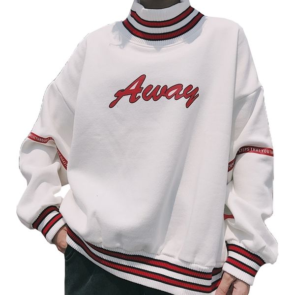 women hoodies sweatshirts autumn korean style ulzzang harajuku letter printed fleece turtleneck hoody sweatshirt female 201203, Black
women hoodies sweatshirts autumn korean style ulzzang harajuku letter printed fleece turtleneck hoody sweatshirt female 201203, Black