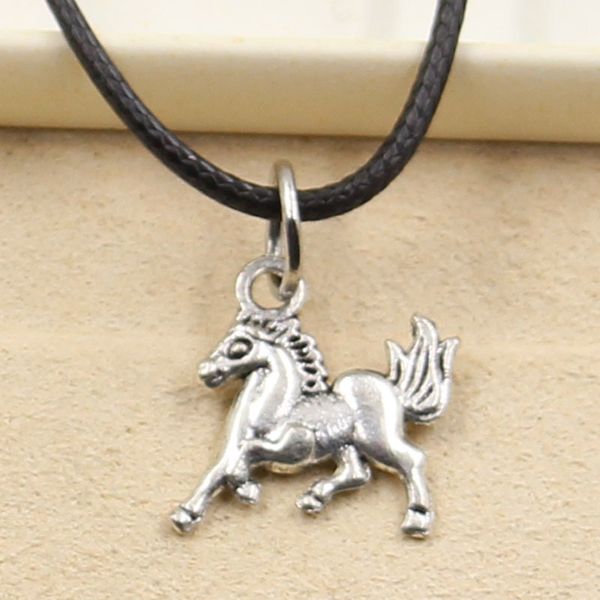 tibetan silver color steed horse pendant necklace choker charm black leather cord factory price handmade jewelry kxub
tibetan silver color steed horse pendant necklace choker charm black leather cord factory price handmade jewelry kxub