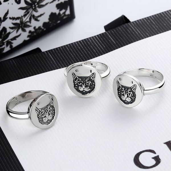 cute star cat head ring with stamp women girl animal letter ring jewelry accessories for gift size 6/7/8, Silver
cute star cat head ring with stamp women girl animal letter ring jewelry accessories for gift size 6/7/8, Silver
