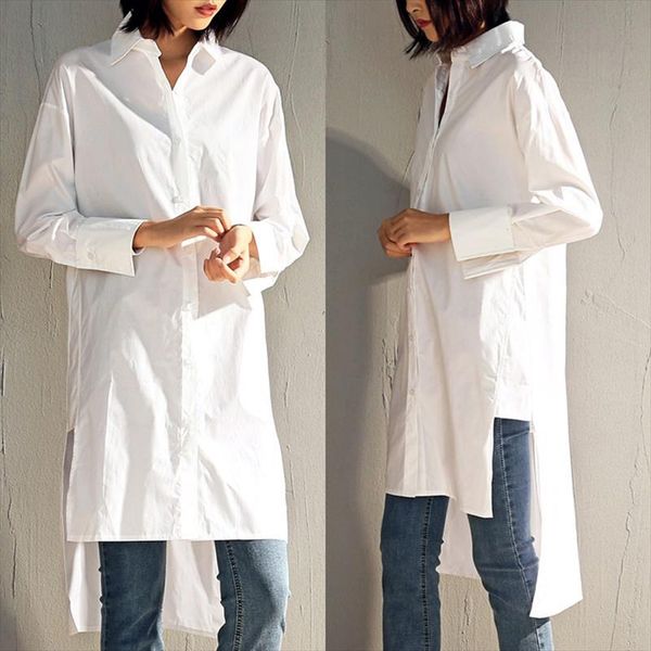 elegant asymmetrical womens spring blouse 2020 zanzea casual long sleeve shirts female split lapel blusa plus size tunic 7, White
elegant asymmetrical womens spring blouse 2020 zanzea casual long sleeve shirts female split lapel blusa plus size tunic 7, White