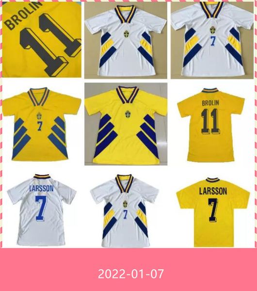 retro 1994 sweden soccer jersey 94 dahlin brolin ingesson classic vintage football shirts calcio ibrahimovic 10 berg svensson 20, Black;yellow
retro 1994 sweden soccer jersey 94 dahlin brolin ingesson classic vintage football shirts calcio ibrahimovic 10 berg svensson 20, Black;yellow