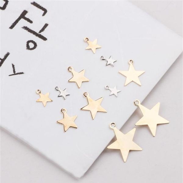 40 pcs/bag cooper (not iron) five-point star craft charms diy necklace earring bracelet charms jewelry findings diy acc bbyjnp
40 pcs/bag cooper (not iron) five-point star craft charms diy necklace earring bracelet charms jewelry findings diy acc bbyjnp