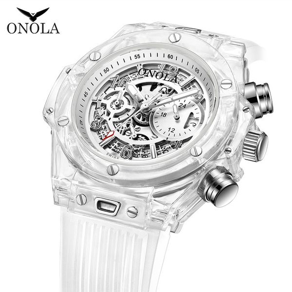cross-border watch transparent plastic shell sports casual watch fashion personal influencer watch wristwatches, Slivery;brown
cross-border watch transparent plastic shell sports casual watch fashion personal influencer watch wristwatches, Slivery;brown