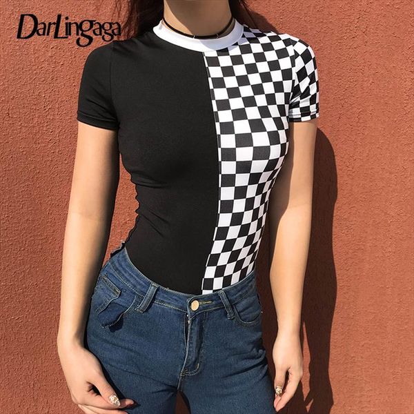fashion checkerboard bodysuit short sleeve body mujer bodycon jumpsuits for women 2020 black white checkered bodysuit
fashion checkerboard bodysuit short sleeve body mujer bodycon jumpsuits for women 2020 black white checkered bodysuit