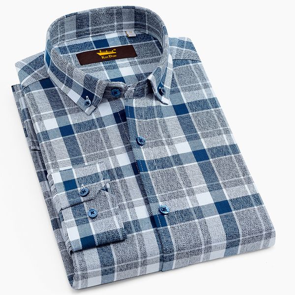 men's long sleeve brushed cotton plaid checkered shirts casual standard-fit button down comfortable soft thick flannel shirt c1212, White;black
men's long sleeve brushed cotton plaid checkered shirts casual standard-fit button down comfortable soft thick flannel shirt c1212, White;black