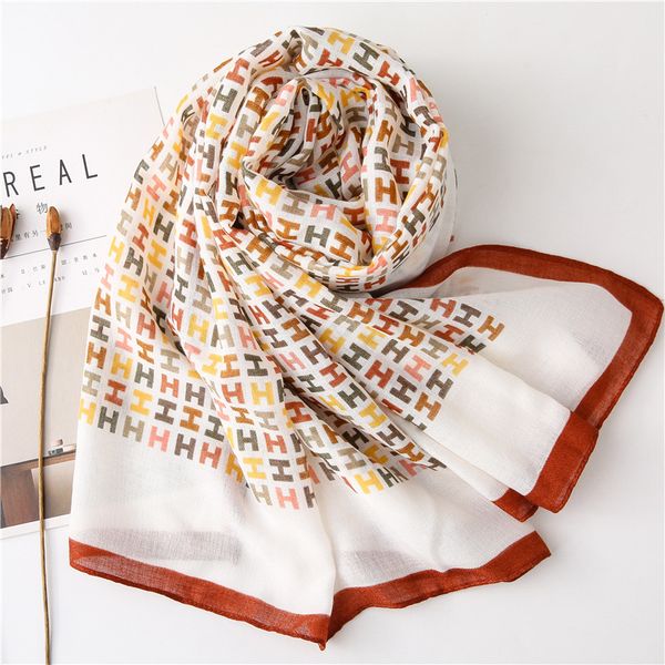 spring and summer silk cotton jacquard scarf for women designer scarves letters classic fashion head scarfs shawl plaid hijab, Blue;gray
spring and summer silk cotton jacquard scarf for women designer scarves letters classic fashion head scarfs shawl plaid hijab, Blue;gray