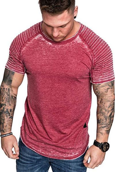 brand summer men's casual wrinkle pure color for male fashion short-sleeved kg-213, Black
brand summer men's casual wrinkle pure color for male fashion short-sleeved kg-213, Black