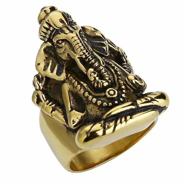 cluster rings valily jewelry men's large hindu elephant god ring stainless steel vintage fashion gothic tribal punk biker gold black me, Golden;silver
cluster rings valily jewelry men's large hindu elephant god ring stainless steel vintage fashion gothic tribal punk biker gold black me, Golden;silver
