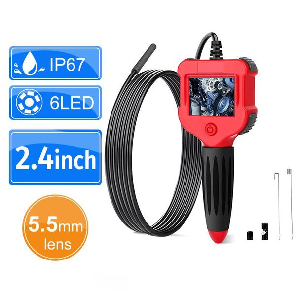 5.5mm industrial endoscope inspection camera 2.4inch hd screen ip67 handheld hard wire with 6 led borescope
5.5mm industrial endoscope inspection camera 2.4inch hd screen ip67 handheld hard wire with 6 led borescope
