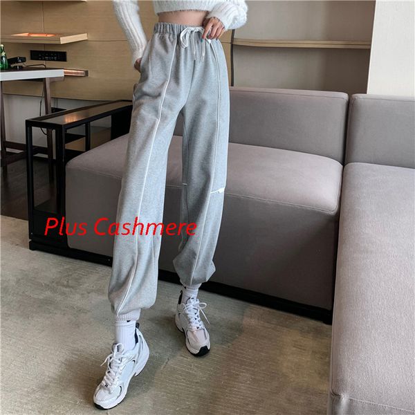mode female 2021 releases new jogger high-waist arrival woman pants more cashmere drawstring streetwear pant plus size x5up, Black;white
mode female 2021 releases new jogger high-waist arrival woman pants more cashmere drawstring streetwear pant plus size x5up, Black;white