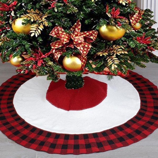 christmas decorations big round knit tree skirt tartan stocking holiday home party festive year supplies1
christmas decorations big round knit tree skirt tartan stocking holiday home party festive year supplies1