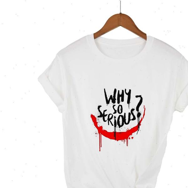 summer joker why so serious printed women new arrival harajuku t shirts women cute kpop oversize streetwear aesthetic t shirts, White
summer joker why so serious printed women new arrival harajuku t shirts women cute kpop oversize streetwear aesthetic t shirts, White