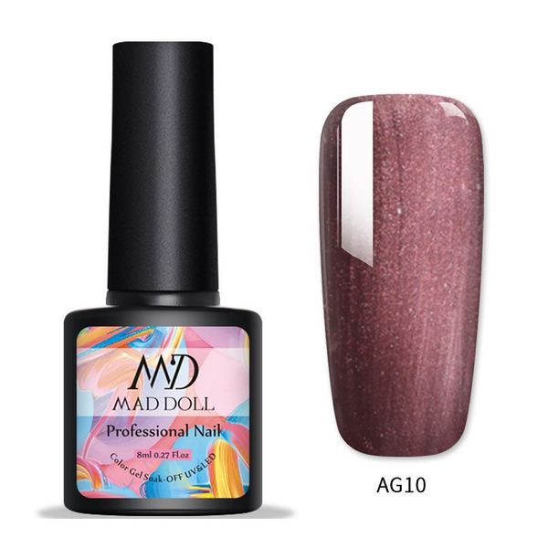 mad doll 8ml color uv gel glitter semi permanent soak off nail art gel polish varnish varnish de jllasr, Silver;gold
mad doll 8ml color uv gel glitter semi permanent soak off nail art gel polish varnish varnish de jllasr, Silver;gold
