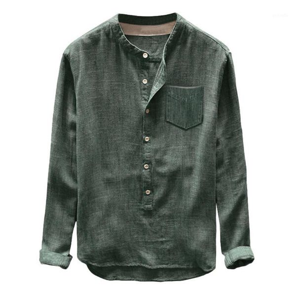 jaycosin shirt new fashion personality men casual solid color loose button cotton shirt long sleeve outdoor street linen1, White;black
jaycosin shirt new fashion personality men casual solid color loose button cotton shirt long sleeve outdoor street linen1, White;black
