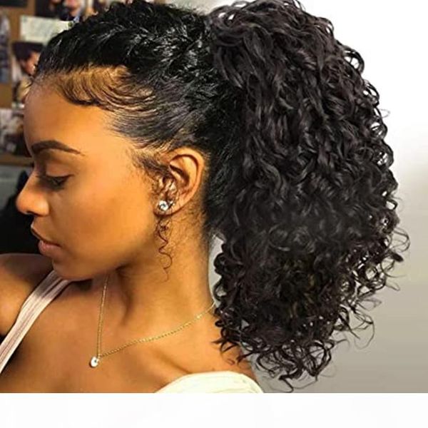 new 3b 3c clip in curly ponytail for women human curly drawstring ponytail for african american hair extension natural looking hair piece, Black
new 3b 3c clip in curly ponytail for women human curly drawstring ponytail for african american hair extension natural looking hair piece, Black