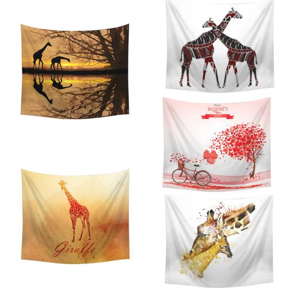 giraffe series print tapestry wall hanging blanket bedspread beach towel background cloth carpet living room decoration
giraffe series print tapestry wall hanging blanket bedspread beach towel background cloth carpet living room decoration