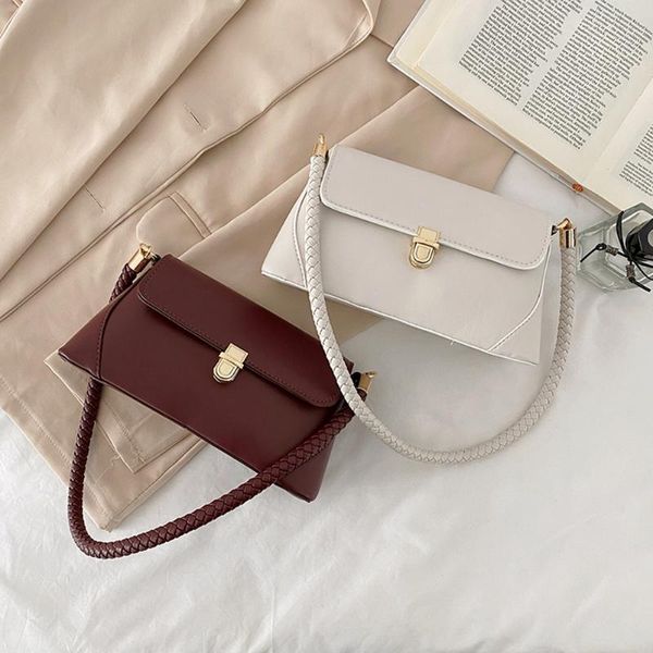 fashion solid color handbag tote women weave braid strap pu leather casual shoulder underarm purse portable handle bags
fashion solid color handbag tote women weave braid strap pu leather casual shoulder underarm purse portable handle bags