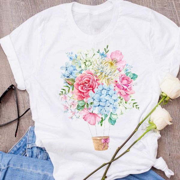 women graphic ladies short sleeve 90s style vacay mode flower floral print clothes lady tees female t shirt womens t-shirt, White
women graphic ladies short sleeve 90s style vacay mode flower floral print clothes lady tees female t shirt womens t-shirt, White