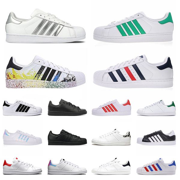 mens classics stan smith womens flat sneakers green white rainbow fashion superstar mens trainer outdoor sports shoes size 36-45, White;red
mens classics stan smith womens flat sneakers green white rainbow fashion superstar mens trainer outdoor sports shoes size 36-45, White;red