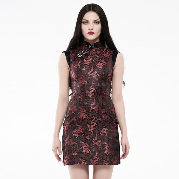 casual dresses punkrave women's chinese-style cyber dress punk vintage open fork hem chinese cheongsam stage performance short, Black;gray
casual dresses punkrave women's chinese-style cyber dress punk vintage open fork hem chinese cheongsam stage performance short, Black;gray