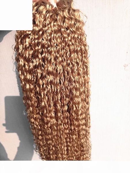 brazilian human virgin remy kinky curly hair extensions remy dark blonde color hair weft 2-3bundles for full head, Black
brazilian human virgin remy kinky curly hair extensions remy dark blonde color hair weft 2-3bundles for full head, Black