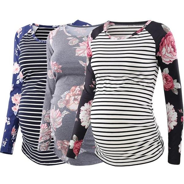 women's blouses & shirts pack of 3pcs women clothes maternity long sleeve pregnancy casual print tunic plus size, White
women's blouses & shirts pack of 3pcs women clothes maternity long sleeve pregnancy casual print tunic plus size, White