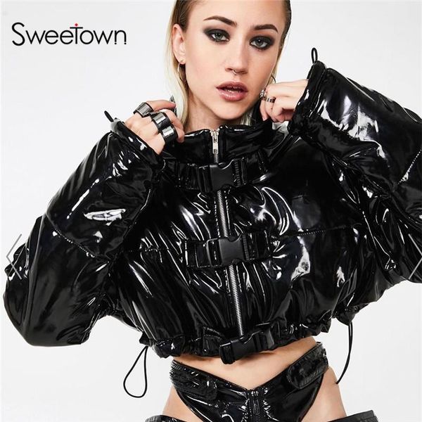 women's down & parkas neon color punk gothic warm woman winter jackets coats with buckle black zipper turtleneck autumn ladies leather
women's down & parkas neon color punk gothic warm woman winter jackets coats with buckle black zipper turtleneck autumn ladies leather