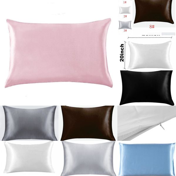 20*26inch satin pillowcase home multicolornew ice silk case zipper double face envelope bedding pillow cover 5 noudj
20*26inch satin pillowcase home multicolornew ice silk case zipper double face envelope bedding pillow cover 5 noudj