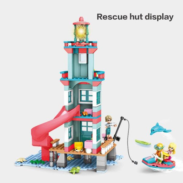 282pcs city girl beach rescue hut lighthouse building blocks friends figures water boat fishing slide bricks toys children gift wmtssw
282pcs city girl beach rescue hut lighthouse building blocks friends figures water boat fishing slide bricks toys children gift wmtssw
