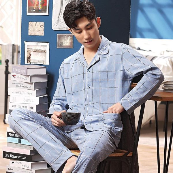 set winter spring autumn pajama set men men's long sleeve large size pajamas and nightgowns and sleepshirts casual homewear, Black;brown
set winter spring autumn pajama set men men's long sleeve large size pajamas and nightgowns and sleepshirts casual homewear, Black;brown