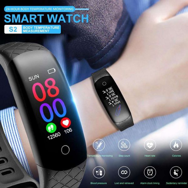 smart watch, waterproof, multifunctional, sports, pedometer, health monitoring