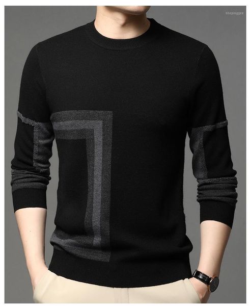 men's sweaters autumn sweater men's crew neck 2021 trend bottomed t-shirt with wool casual thread1, White;black
men's sweaters autumn sweater men's crew neck 2021 trend bottomed t-shirt with wool casual thread1, White;black