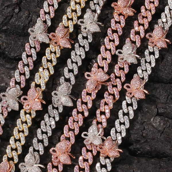 chains 9mm micro mini butterfly cuban cz link necklaces luxury bling jewelry, Silver
chains 9mm micro mini butterfly cuban cz link necklaces luxury bling jewelry, Silver