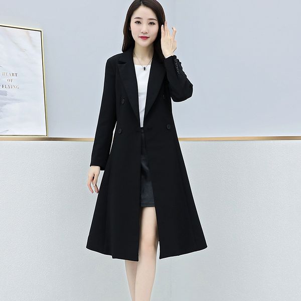 2021 new women's trench coat of large size for clothing long blazer mostly female jacket kj2072 wia0, Tan;black
2021 new women's trench coat of large size for clothing long blazer mostly female jacket kj2072 wia0, Tan;black