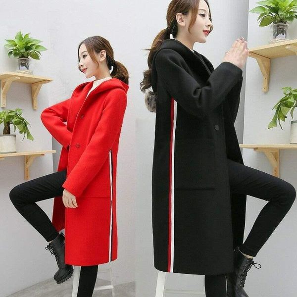 2019 new coat coat loose hoods in long couples women fall/winter plus velvet padded cardigan winter mao ni women long1, Black
2019 new coat coat loose hoods in long couples women fall/winter plus velvet padded cardigan winter mao ni women long1, Black