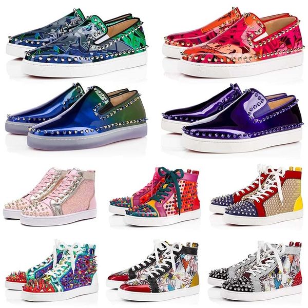 luxury designer red bottoms shoes studded spikes flat sneakers for men women glitter party lovers genuine leather casual rivet sneaker, Black
luxury designer red bottoms shoes studded spikes flat sneakers for men women glitter party lovers genuine leather casual rivet sneaker, Black