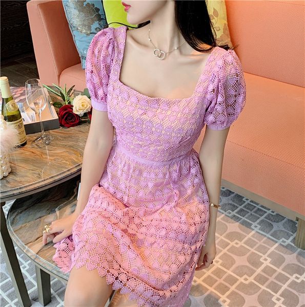 purple rose dressed in lace woman 2021 new summer square neck short sleeve fashion runway casual street etzm, Black;gray
purple rose dressed in lace woman 2021 new summer square neck short sleeve fashion runway casual street etzm, Black;gray