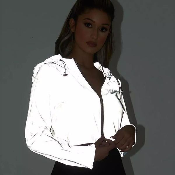 instahooded drawstring zip up jacket women cool gray reflective light loose crop long sleeve 2018 fashion open stitch, Black;brown
instahooded drawstring zip up jacket women cool gray reflective light loose crop long sleeve 2018 fashion open stitch, Black;brown