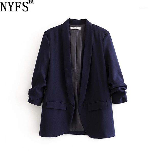 nyfs 2020 new autumn women thicken stitching ruffle coat loose fashion loose bat sleeves jacket1, Black;brown
nyfs 2020 new autumn women thicken stitching ruffle coat loose fashion loose bat sleeves jacket1, Black;brown