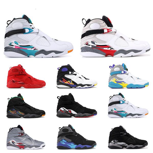 new men 8s basketball shoes 8 aqua chrome playoff reflections of a champion three peat mens sports sneakers size 8-13, White;red
new men 8s basketball shoes 8 aqua chrome playoff reflections of a champion three peat mens sports sneakers size 8-13, White;red