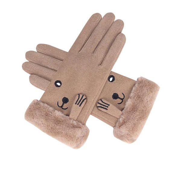 five fingers gloves winter female warm windproof plus velvet cashmere cute cat mittens double thick plush wrist women touch screen driving p, Blue;gray
five fingers gloves winter female warm windproof plus velvet cashmere cute cat mittens double thick plush wrist women touch screen driving p, Blue;gray