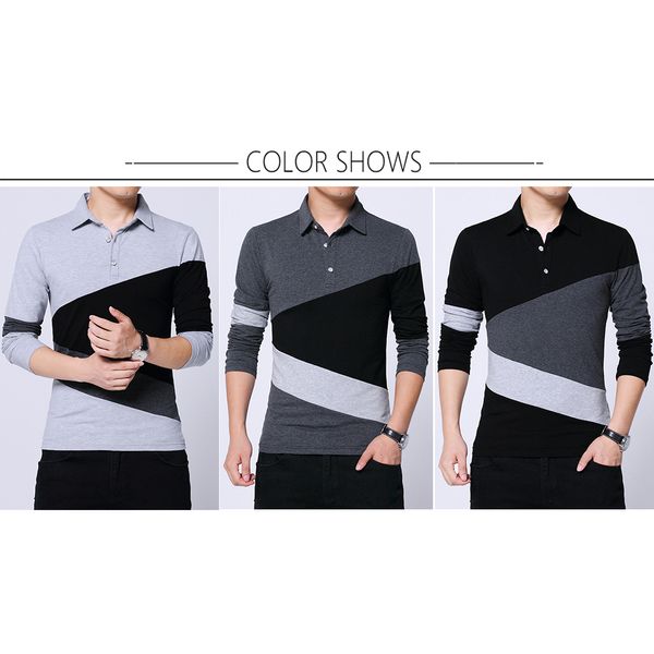 browon autumn fashion plus size 5xl mens t shirt with collar color patchwork t-shirt long sleeve tshirt men clothes 201203, White;black
browon autumn fashion plus size 5xl mens t shirt with collar color patchwork t-shirt long sleeve tshirt men clothes 201203, White;black