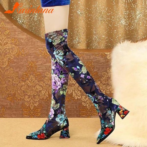 brand new fashion leiusre women shoes national flower pointed toe ethnic chunky heels flock thigh high boots footwear, Black
brand new fashion leiusre women shoes national flower pointed toe ethnic chunky heels flock thigh high boots footwear, Black