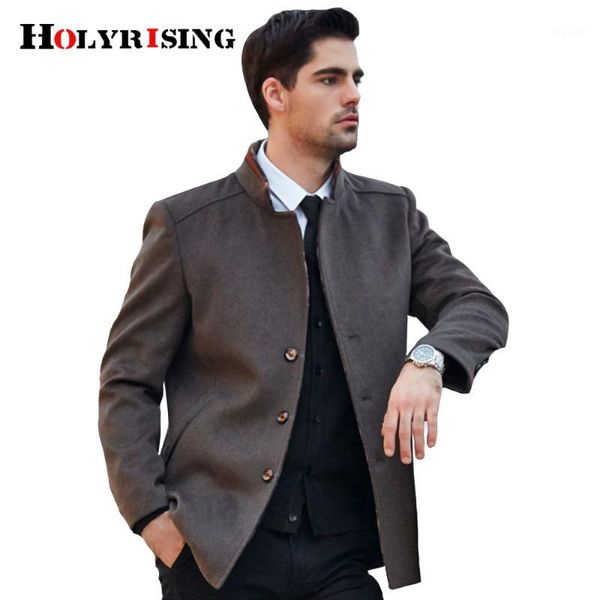 men business casual woolen coats male clothing brand 50% wool men's jackets single breasted overcoat #18210 holyrising1, Black
men business casual woolen coats male clothing brand 50% wool men's jackets single breasted overcoat #18210 holyrising1, Black