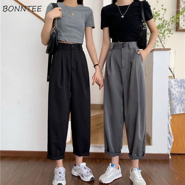pants women high waist solid simple wide leg trousers loose casual soft korean style womens all-match kpop office ladies trendy1, Black;white
pants women high waist solid simple wide leg trousers loose casual soft korean style womens all-match kpop office ladies trendy1, Black;white